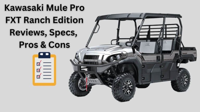 Kawasaki Mule Pro FXT Ranch Edition Reviews, Specs, Pros And Cons - Off ...