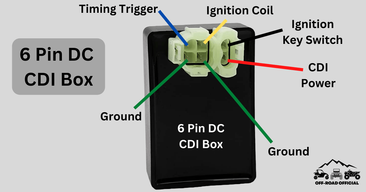 6 Pin CDI Wiring Diagram Illustrated AND Explained Off Road Official